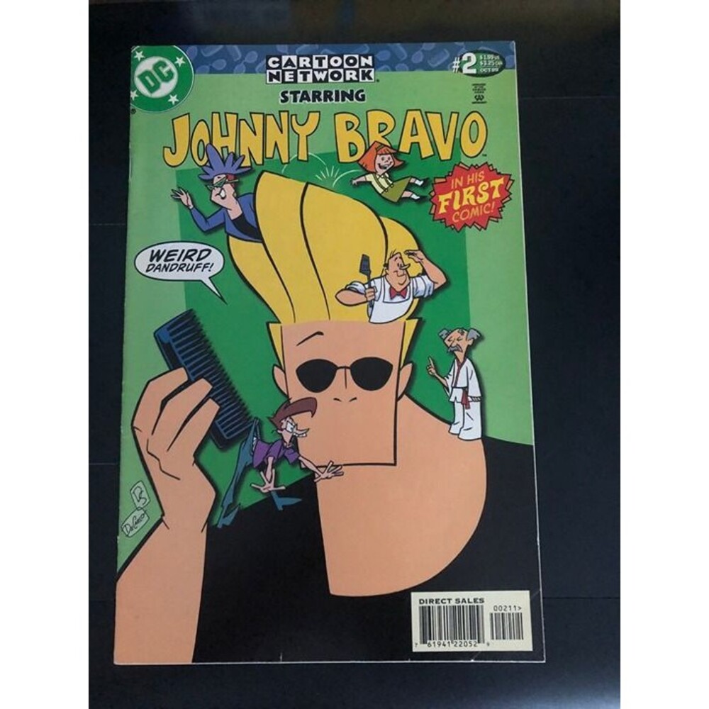 CARTOON NETWORK # 2 JOHNNY BRAVO 1ST APPEARANCE : DC COMICS 1999